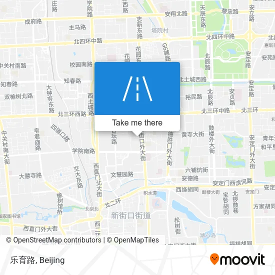 乐育路 map
