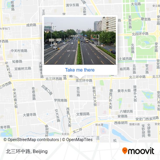 北三环中路 map