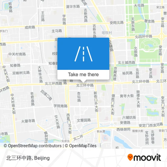 北三环中路 map