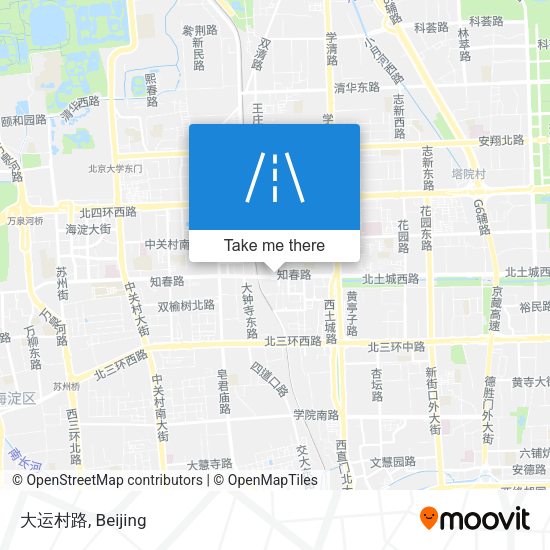 大运村路 map