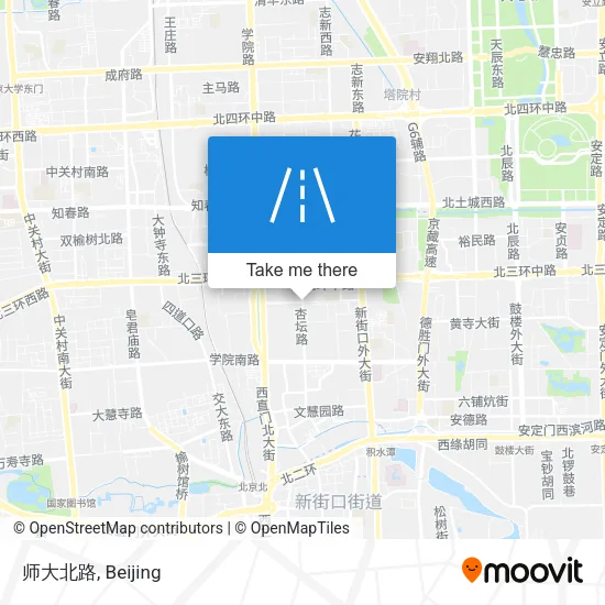 师大北路 map