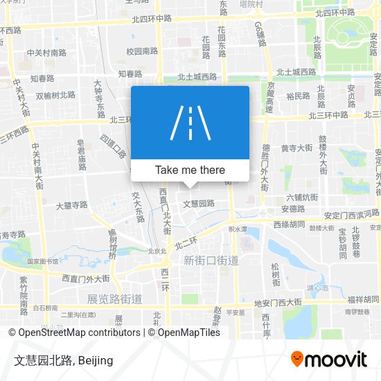 文慧园北路 map