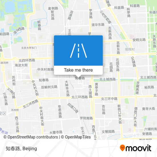 知春路 map