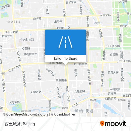 西土城路 map