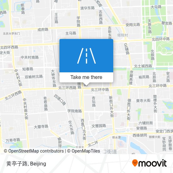 黄亭子路 map