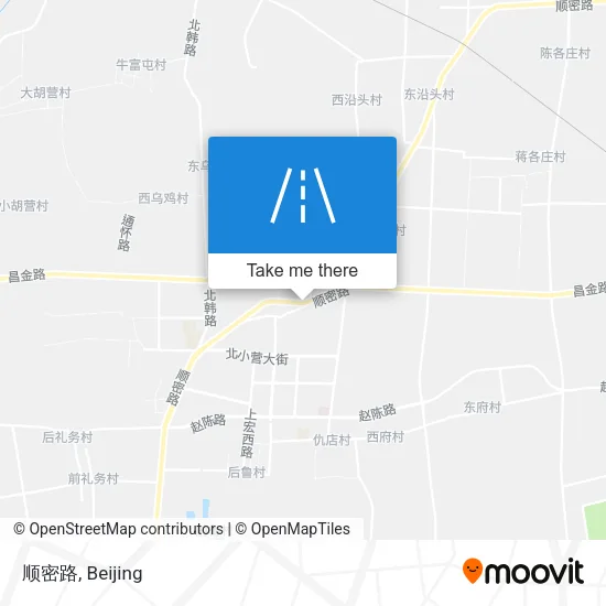 顺密路 map