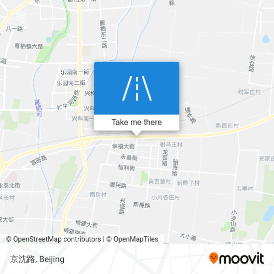 京沈路 map