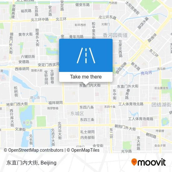 东直门内大街 map