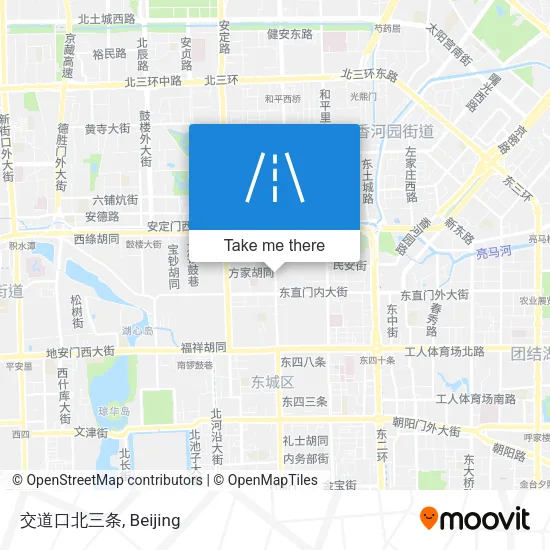 交道口北三条 map