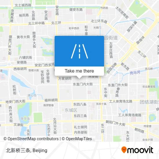 北新桥三条 map