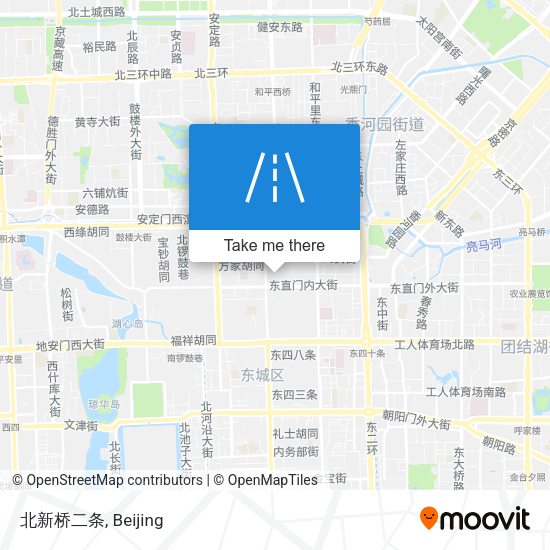 北新桥二条 map