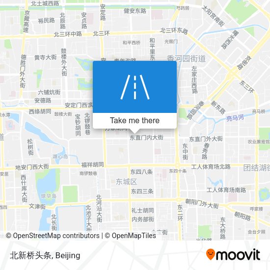 北新桥头条 map