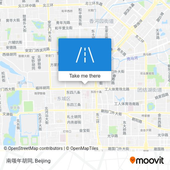 南颂年胡同 map