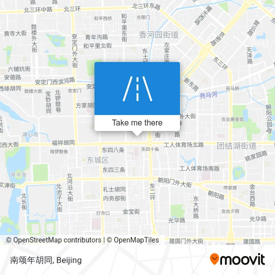 南颂年胡同 map