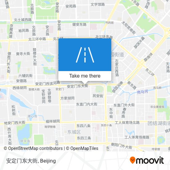 安定门东大街 map