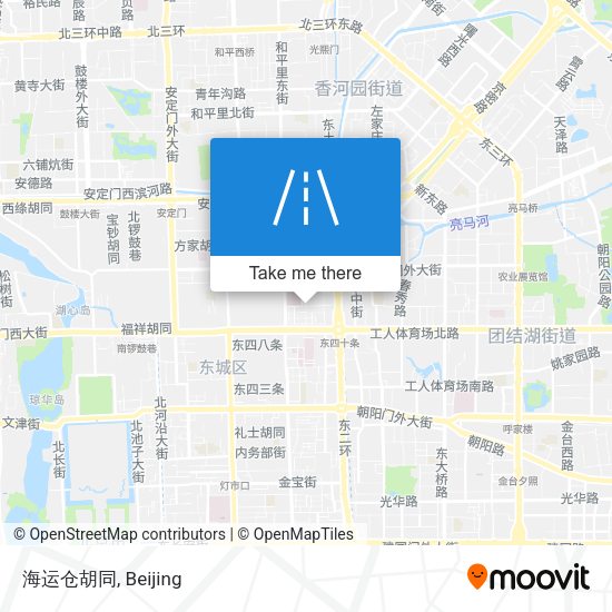 海运仓胡同 map
