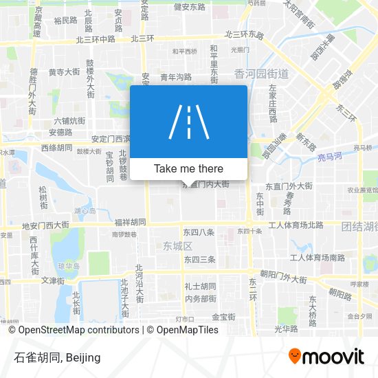 石雀胡同 map