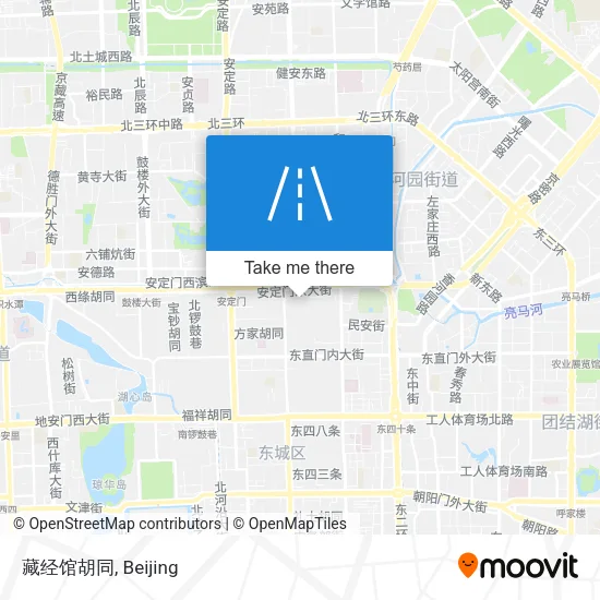 藏经馆胡同 map