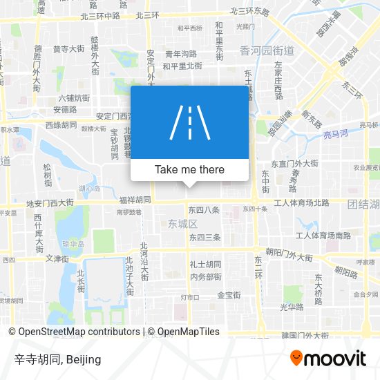 辛寺胡同 map