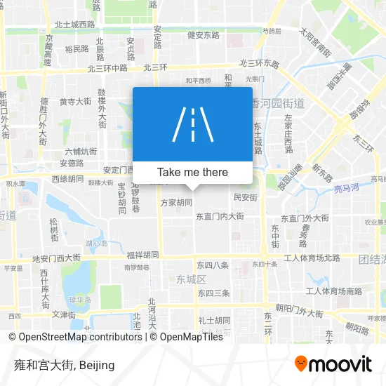 雍和宫大街 map