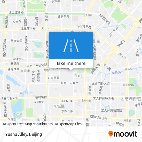 Yushu Alley map