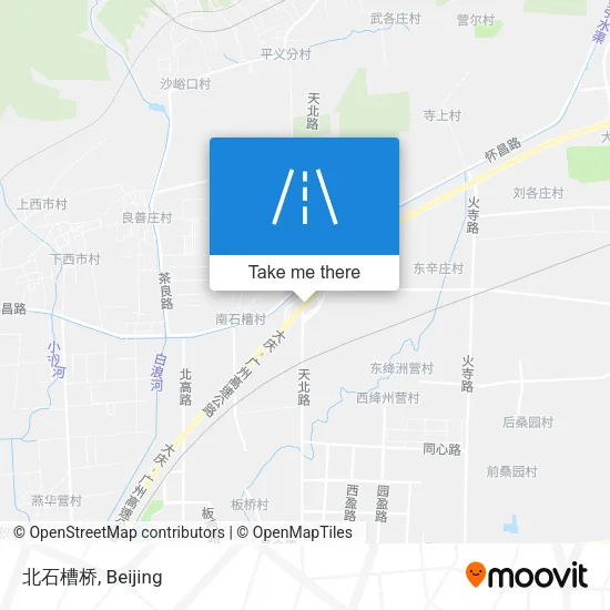北石槽桥 map