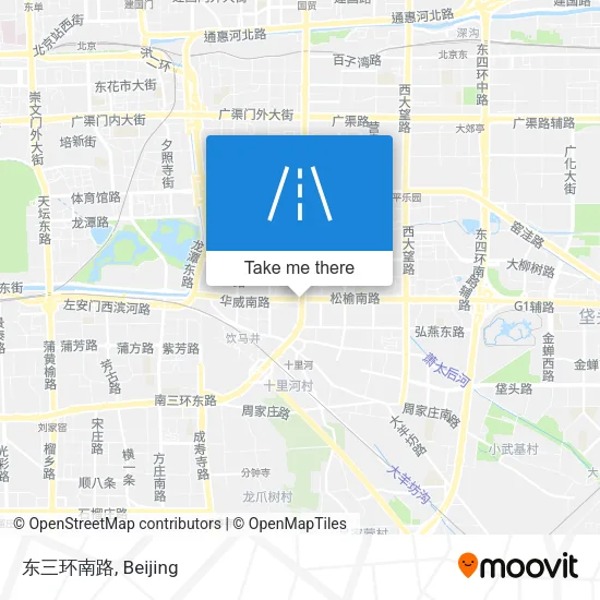 东三环南路 map