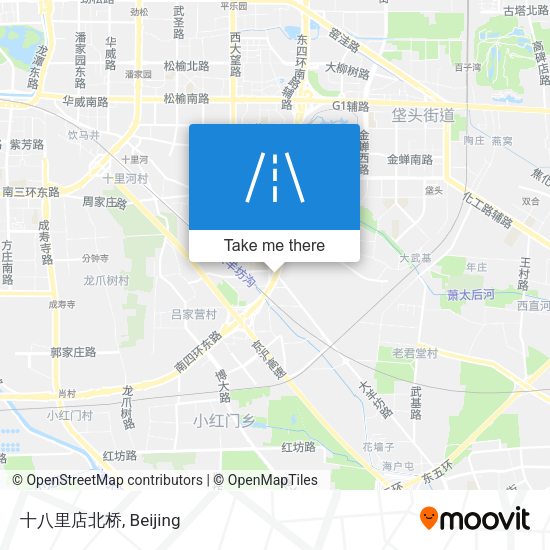 十八里店北桥 map