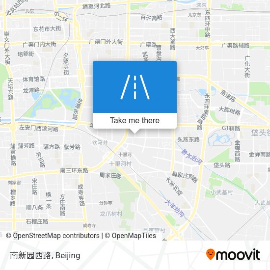 南新园西路 map