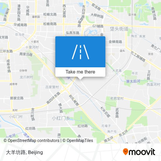 大羊坊路 map
