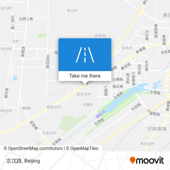 京沈路 map