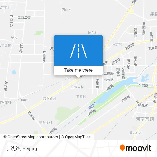 京沈路 map