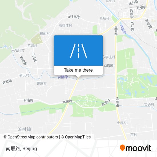 南雁路 map