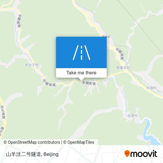 山羊洼二号隧道 map