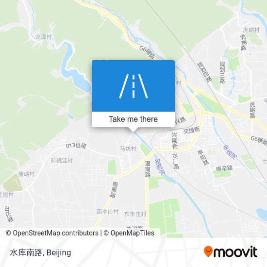水库南路 map