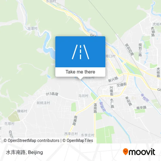 水库南路 map