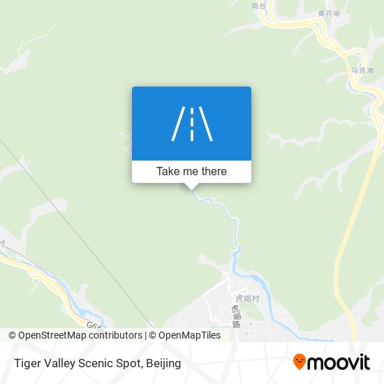 Tiger Valley Scenic Spot map