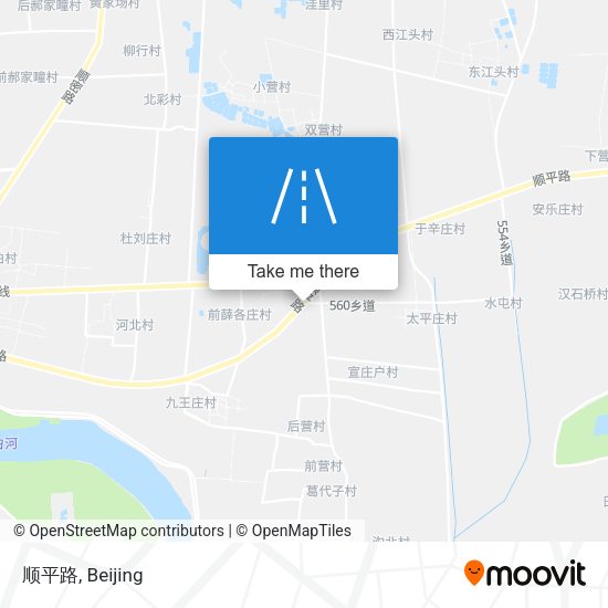 顺平路 map