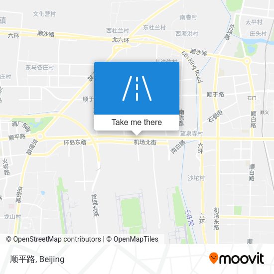 顺平路 map