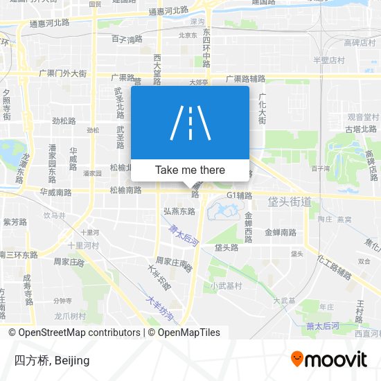 四方桥 map