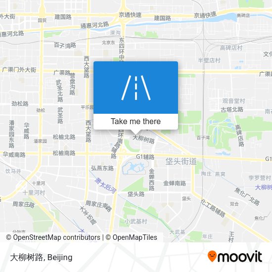 大柳树路 map