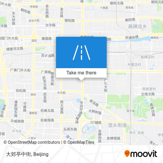 大郊亭中街 map