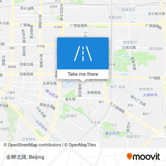 金蝉北路 map
