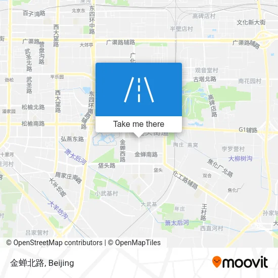 金蝉北路 map