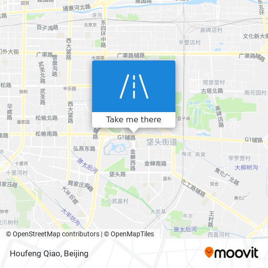 Houfeng Qiao map