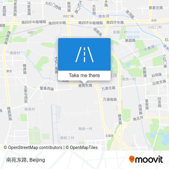 南苑东路 map
