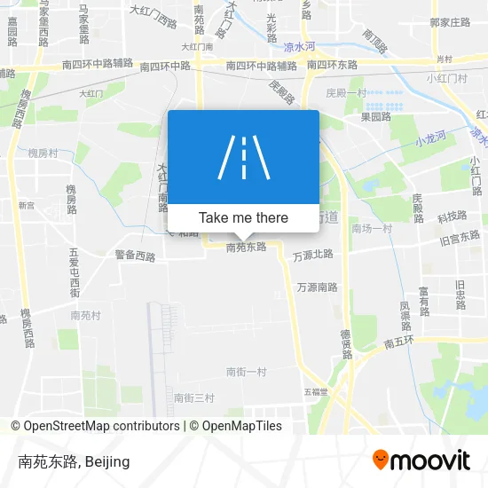 南苑东路 map