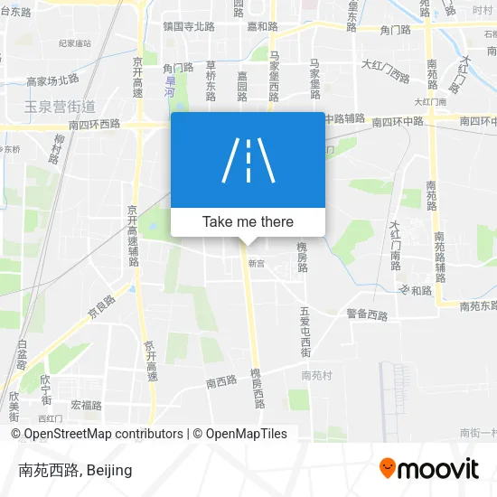 南苑西路 map