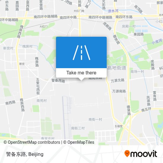 警备东路 map