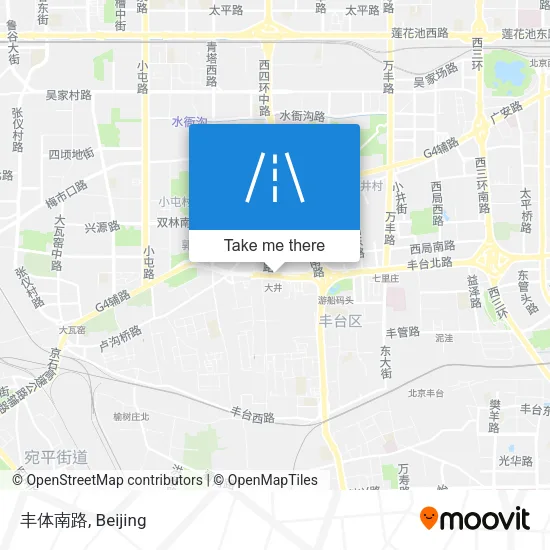 丰体南路 map